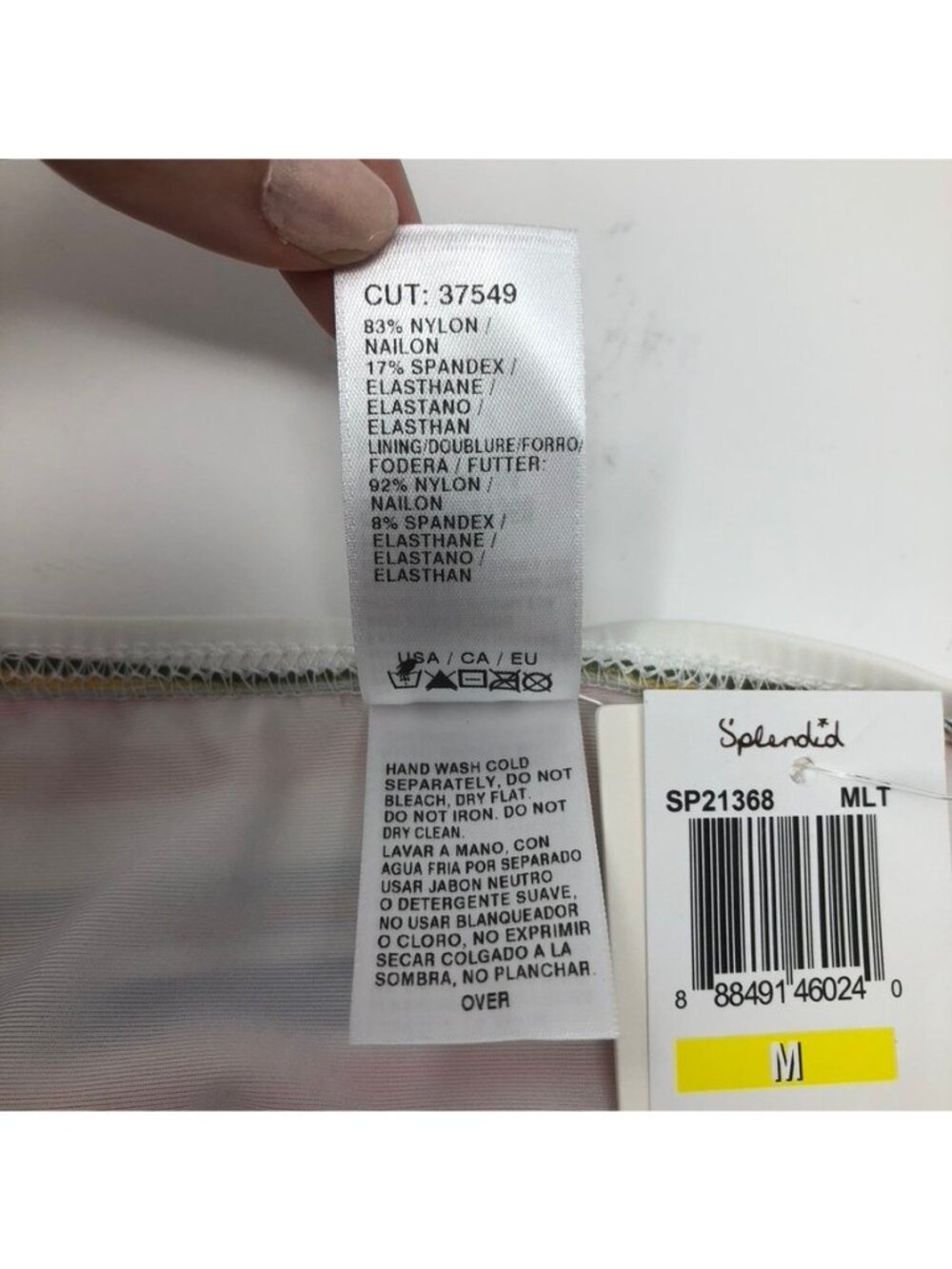 NWT Splendid Line Up Mid Rise Bikini Bottom Size M - Picture 5 of 6